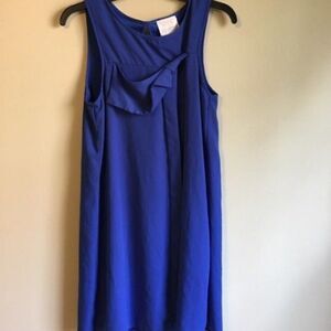 Coveted Clothing large blue dress